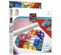Smart Games IQ Love Puzzle Game with 120 Challenges Ages 7+ Years Ideal gift