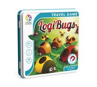 SmartGames Magnetic Puzzle Game Logibugs - 48 Challenges, Ages 6+ - Tin