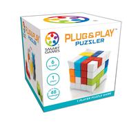 Smart Games - Plug & Play Puzzler, 1 Player Puzzle Game with 48 Challenges, 6+ Y