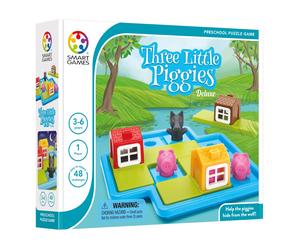 Smart Games Three Little Piggies IQ Build Children's Fairytale Logic Puzzle Game