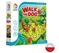 SmartGames Walk The Dog One Player Puzzle Game Comes with 80 Challenges and Solutions For Ages 7+