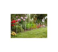 10 Pack Solar Garden Stake Light 10 Warm White LED - 44cm GlowBall by Smart Solar