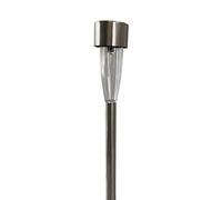 Smart Garden 1010740 30cm Fluted Marker Light LED Solar Light Stake Stainless Steel with Night Sensor 1-Pack