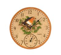 Smart Garden Outside In Robin Thermometer & Wall Clock in Assorted | Charlies