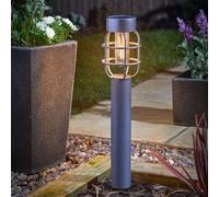 Anglia Grey Decorative Lighting Bright 15 Lumen Solar Powered Garden Stake Light