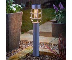 SMART GARDEN Anglia LED solar ground spike light, set of 2, anthracite, IP44