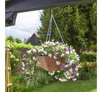 Smart Garden Artificial Petunias Regal Hanging Basket