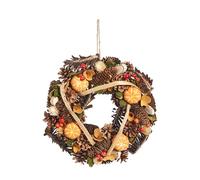 Smart Garden Autumn Wreath with Pumpkins Berries and Pinecones 30cm Autumn Wreath Decoration Pumpkins Themed Décor Prop Hanging Decoration Autumnal Decoration Perfect for Home Living Room Front Door