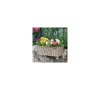 Smart Garden Bari Faux Rattan Planter, 19in - Sand