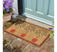 Smart Garden Bay Tree Topiary Coir Doormat Pvc Backing Mat Indoor Outdoor
