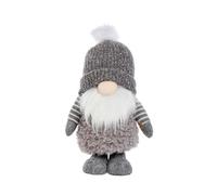 Smart Garden Bobble Gonk Festive Decoration - Grey - 30cm Standing - Christmas Decoration For Home - Festive Idea