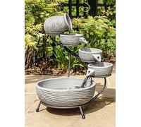 Smart Garden Cascade Grey Textured Water Feature Grey