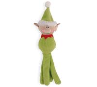 Smart Garden Christmas Dogtopus Elf Dog Toy - No Stuffing, Big Squeaker - Perfect Present for Dogs, Festive Gift