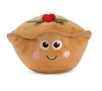 Smart Garden Christmas Mince Pie Squeaky Dog Toy - Brown - 18cm - Christmas Dog Toy - Perfect Present for Dogs, Festive Dog Gift, Soft Squeaky Dog Toy