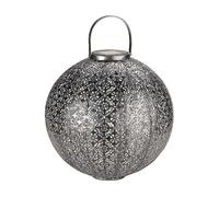Smart Garden Damasque Large Solar Lantern Silver