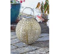 Smart Garden Damasque Solar Lantern Cream