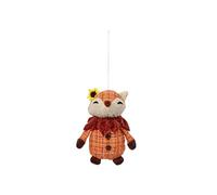 Smart Garden Decorative Hanging Plush Fox Pendants 14cm Autumnal Themed Decoration - Mrs Fox - Autumn Decoration Fox Themed Décor Hanging Prop Autumnal Decoration Perfect for Home Kitchen Living Room