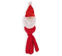 Smart Garden Dogtopus Santa Santa Dog Toy - No Stuffing, Big Squeaker - Perfect Festive Present for Dogs
