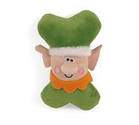 Smart Garden Elf Design Dog Toy - Squeaky Bone, 22cm, Perfect for Small to Medium Dogs, Festive Gift