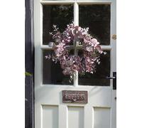 Smart Garden Eucalyptus Whirl - Violet 40 cm Outdoor Wreath Violet