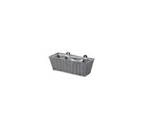 Smart Garden Faux Slate Rattan Planter - 49cm/19"