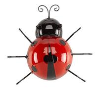 Smart Garden Decorative Steel Red Large Ladybird Fun Garden Wall