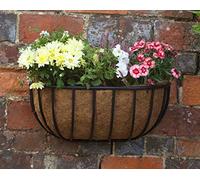 Smart Garden Forge Wall Manger Planter, 20" wide | Coir Lining, Classic Design