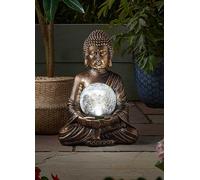 Smart Garden Gazing Buddha Ornament White
