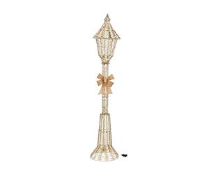 Smart Garden GoldTwist Lamp Post 90 cm - Warm White LED Christmas Outdoor Light - Illuminated Garden Decoration with Auto Timer - Indoor or Outdoor Festive Ornament