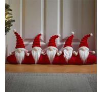 Smart Garden Gonks Christmas Draught Excluder - Grey & Red Available (Red)