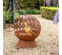 Smart Garden Havana Fuego Fire Globe Sphere Fire Pit Basket Bowl Heater