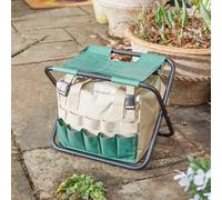 Smart Garden Hobby Seat Canvas Bag Folding Tool Stool Detachable Gardening