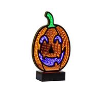 Smart Garden Infini-Kin Halloween Pumpkin Light - 28cm LED Infinity Mirror Decoration with Double-Sided Jack O’Lantern Design - Multicolour Battery or USB Powered Indoor Display