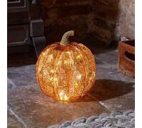 Smart Garden InLit Battery Powered Indoor Golden Pumpkin Lantern - Large