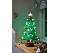 Smart Garden InLit Ice Bauble Tree - 46cm Battery-Powered Acrylic Christmas Decoration with 60 Twinkling Cool White LEDs - Indoor & Outdoor Festive Ornament