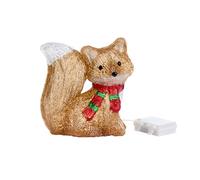 Smart Garden InLit Ice Fox - 19 cm Acrylic Battery Powered Christmas Decoration with 24 Cool White LEDs - Indoor & Outdoor