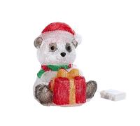 Smart Garden InLit Ice Panda - 20cm Battery-Powered Acrylic Christmas Decoration with 30 Cool White LEDs - Indoor & Outdoor Festive Ornament with Auto Timer