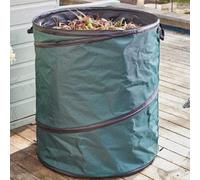Smart Garden Jumbo Pop Up Spring Bin Garden Tidy Leaf Waste Refuse Grass 200L