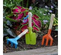 Smart Garden Kids 3Pc Garden Tool Set - Fork, Trowel & Rake