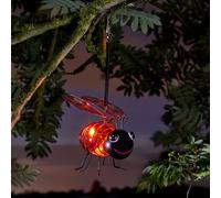 Smart Garden Ladybird Solar-Powered White 4 Led Outdoor String Lights
