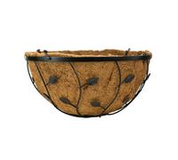 Smart Garden Leaf Natural Round Coco Liner Hanging Basket, 40Cm