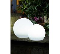Smart Solar Stunning & Contemporary Solar Lunieres Orb Light 20x17cm, White,JNS_476599