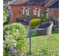 Complete Quartet Contemporary Design Bird Feeder Feeding Dining Station