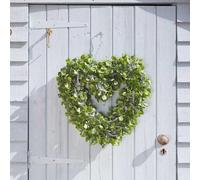 Smart Garden Marco Paul Hanging Artificial Lavender Heart Wreath