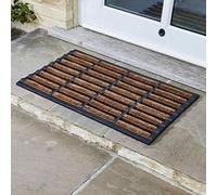 Smart Garden Marco Paul Non Slip Natural Coir Door Mat - Muck Off Combi
