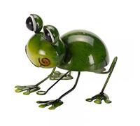 Smart Garden Metal Funky Frog Hand Painted Outdoor Decor Wall Art 12cm
