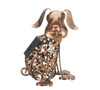 Smart Garden Metal Scroll Dog Solar Light