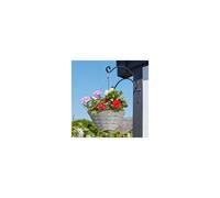 Smart Garden Monza Faux Rattan Hanging Basket - 14in