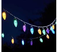 Smart-Solar Solar String Lights SuperBright Multipower Pine Cone Warm White/Multicoloured Set of 30