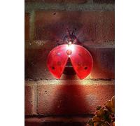 Smart Garden Pack of 4 Solar Powered LED Wall Hanging Ladybird Lights White